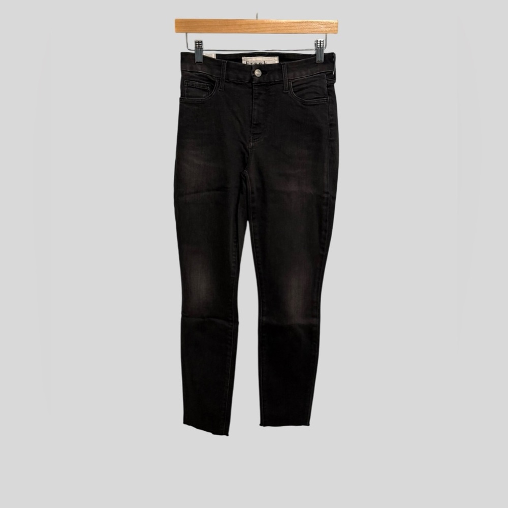 Frank & Eileen Washed Black Skinny Jeans